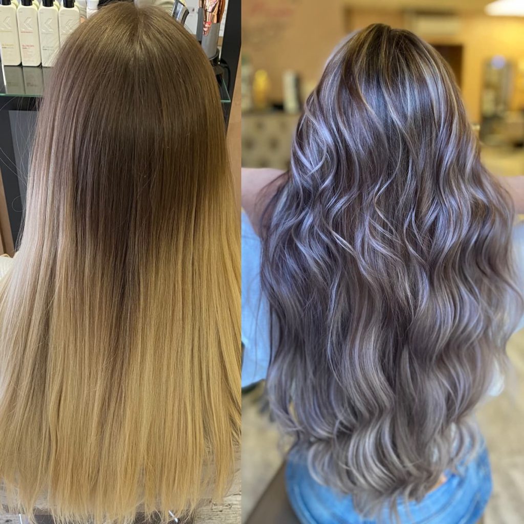 Metamorfoza włosów w Beauty & Hair Studio Academy — porównanie przed i po, realizacja 20