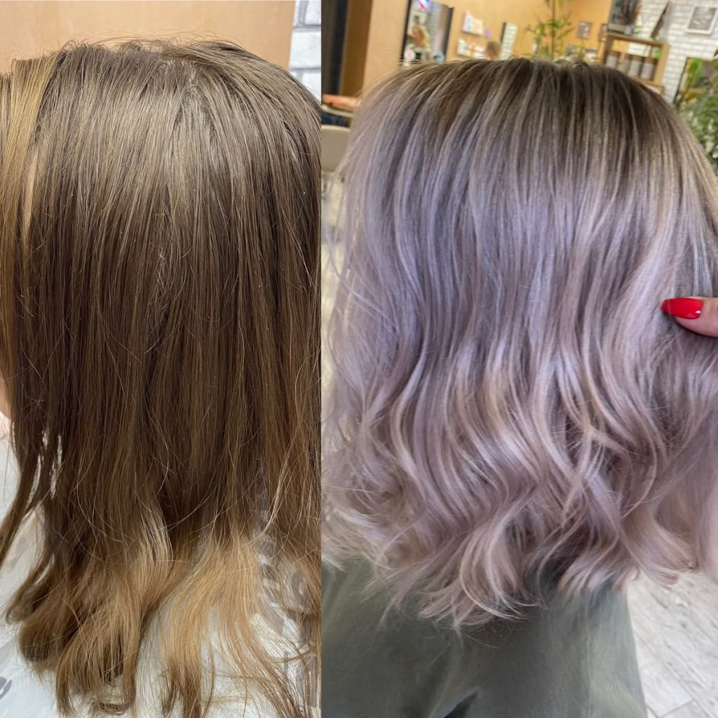 Metamorfoza włosów w Beauty & Hair Studio Academy — porównanie przed i po, realizacja 28
