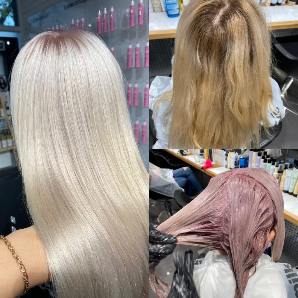 Metamorfoza włosów w Beauty & Hair Studio Academy — porównanie przed i po, realizacja 72