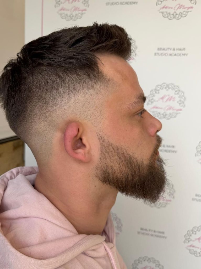 Męska metamorfoza w Beauty & Hair Studio Academy — strzyżenie i stylizacja, realizacja 2
